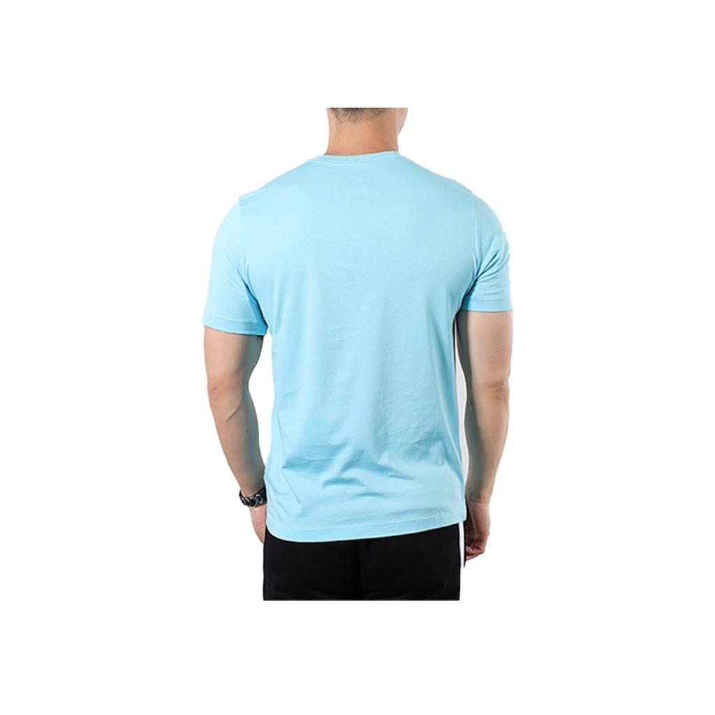 Nike Logo Large Symbol Sports Short-Sleeved T-shirt Men Tops Blue BQ0703-486