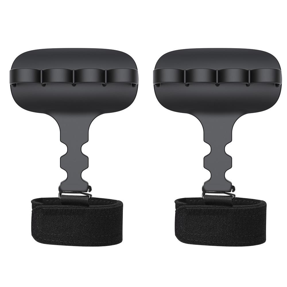 1 Pc/ Pair Ergonomic Shape Lifting Grips Silicone Material Anti-Slip Grips  Barbell Exercises