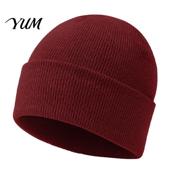 Outdoor Hiking Hat Knitted Winter Hat, Unisex Thick Thermal Skull Cap, Cozy Windproof Warm Knit for Men Women Jogging Cap