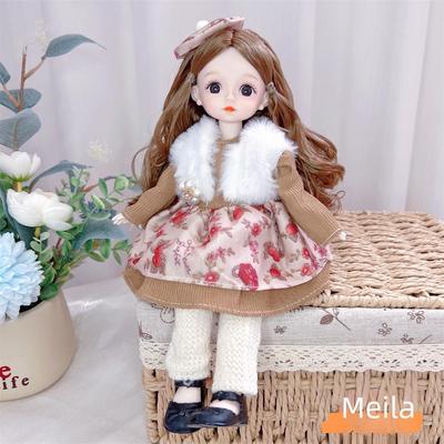 Set de Muñeca Princesa Linda de 30 cm - Niña BJD de 20 Articulaciones, Regalo de Cumpleaños Perfecto