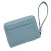 Simple PU Leather Small Short Wallet Multi Slots Solid Color Card Holder Zipper Business Card Case Men Women