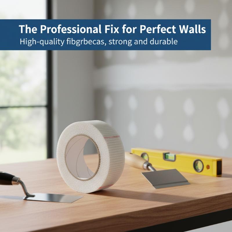 Glass Fiber Self Adhesive Mesh Tape 30M X 2 Roll Wall Crack Repair Durable Thermal Tape for Home Decoration Projects