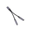 2 In 1 Usb C To 3.5Mm Headphone And Charger Adapter Pd 60W Quick Charging Cable Aux Jack Adapter For Mobile Phone Pad