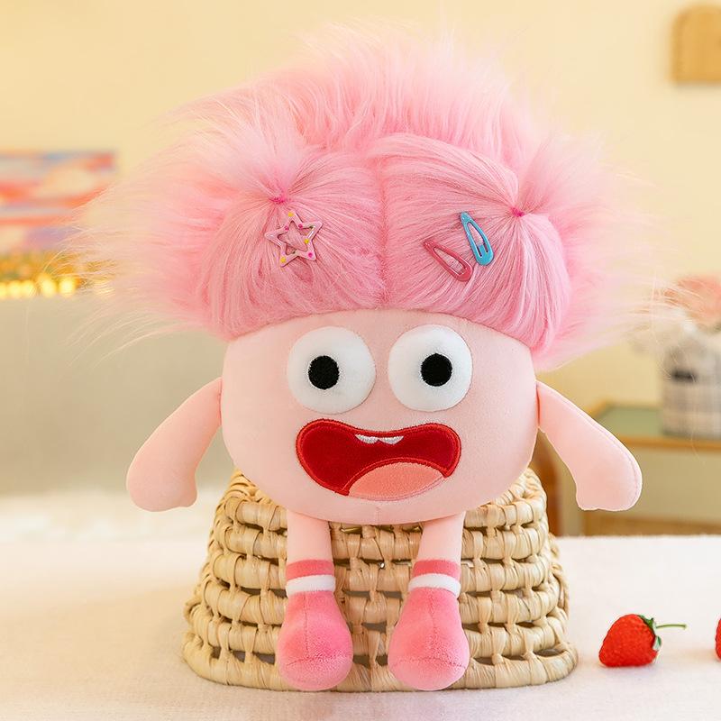 Kawaii Funny Plush Toys Stuffed Soft Cute White Pink Horse Appease Doll Toys for Kids Girls Birthday Gift New