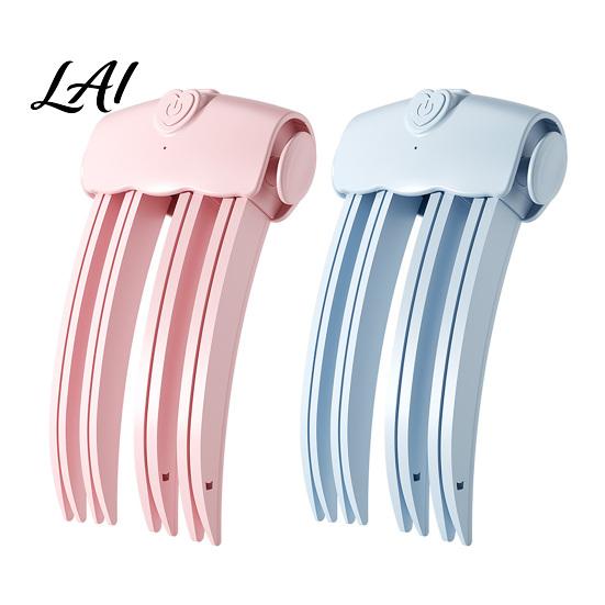 Hair Styling Accessory 2Pcs Cordless Heated Volume Clip Root Lifter Comb for Fine Flat Professional Tool Bangs Styling USB Rechargeable Volumizing