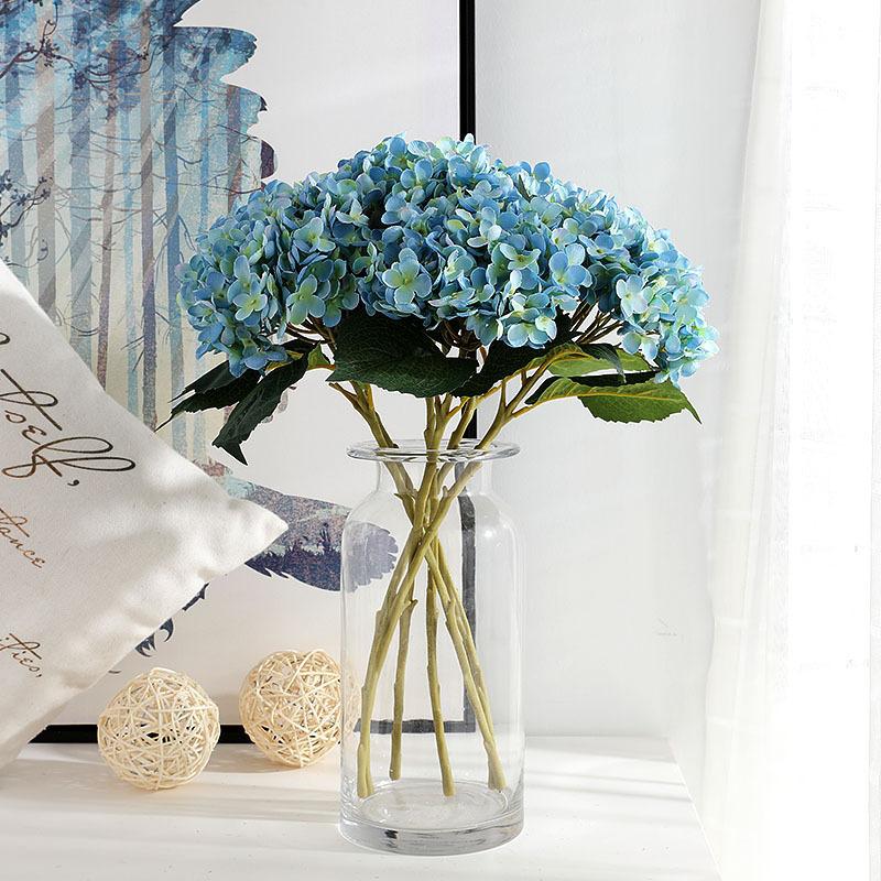 Artificial flower retro wholesale hydrangea wedding flower high imitation