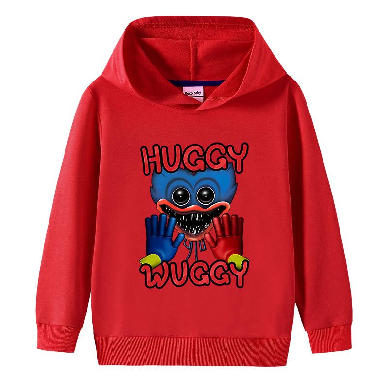 

Дитяча 3D толстовка Huggy Wuggy Pullover Poppy Playtime 130cm червоний