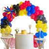 Red, Yellow, Blue, Black Carnival Circus Party Decorations Set for Birthdays, Weddings, and Baby Showers