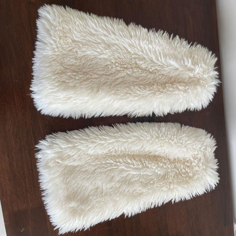Winter Leggings Covers Leg Warmer Boot Socks Aesthetic Solid Color Warm Furry Plush Boot Cuffs Toppers Leg Gaiters Cover