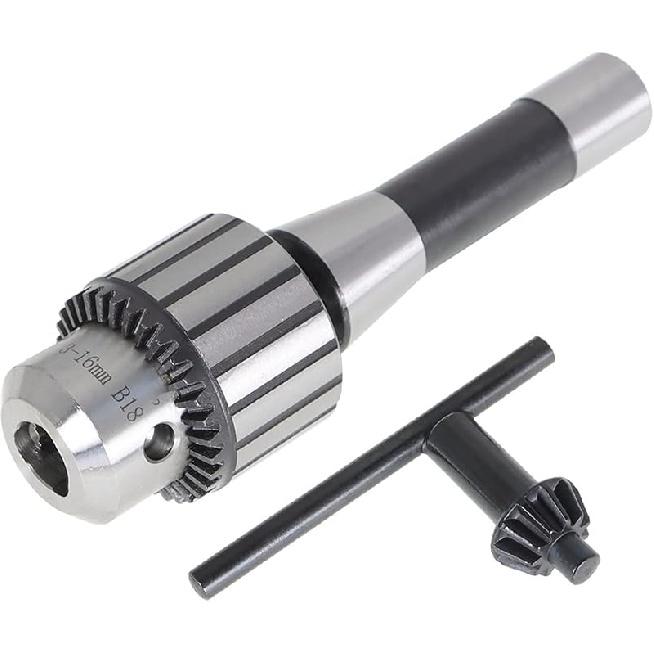 findmall 5/64 Inch - 1/2 Inch Mini Metal Lathe Tail Stock Drill Chuck Tool With MT2 Arbor Fit for CNC Lathe Milling Drill Machine