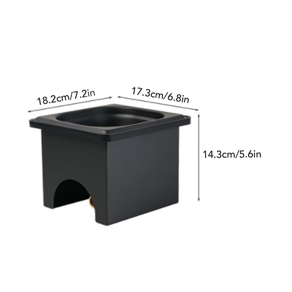 Pitcher Rinser Stainless Steel Free From Opening Kitchen Sink Automatic Glass Cup Washer for Hotel Bar Coffee Milk Tea Cup Black