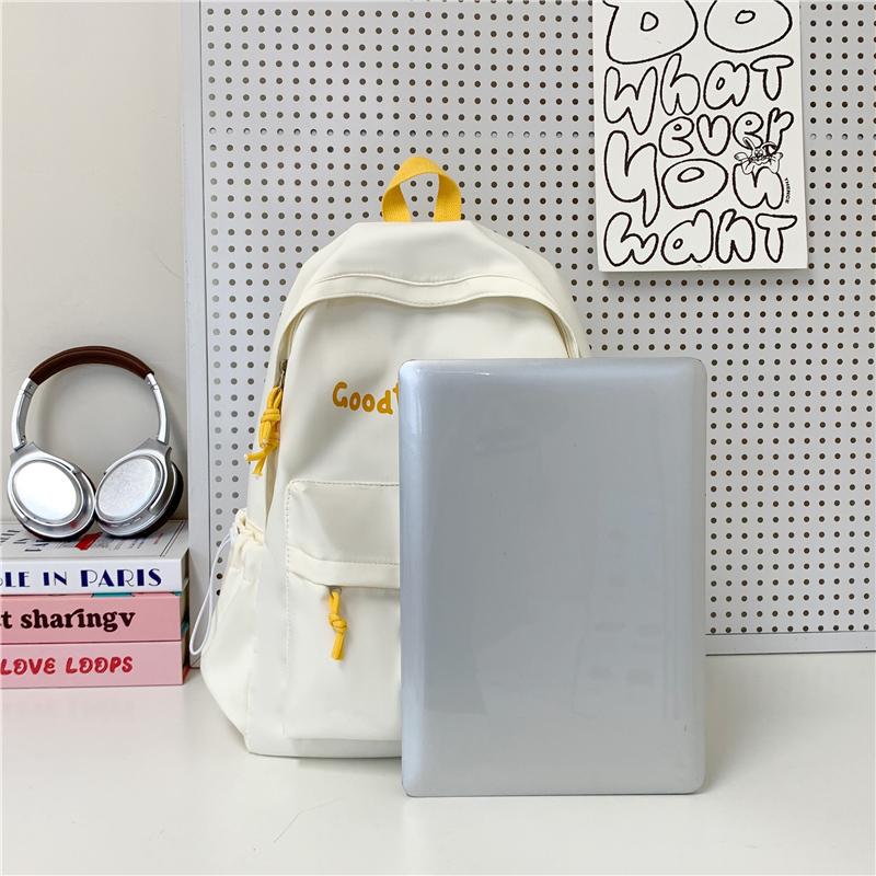 Junior School Sstudent Schoolbag Women Campus Backpack Print Large Capacity Backpack