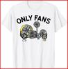 Only Fans White Cotton T-Shirt Unisex T-Shirt