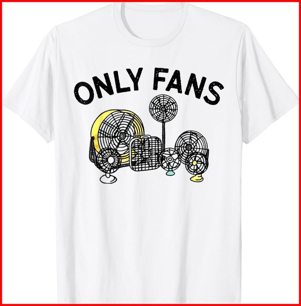 Only Fans White Cotton T-Shirt Unisex T-Shirt XXXL