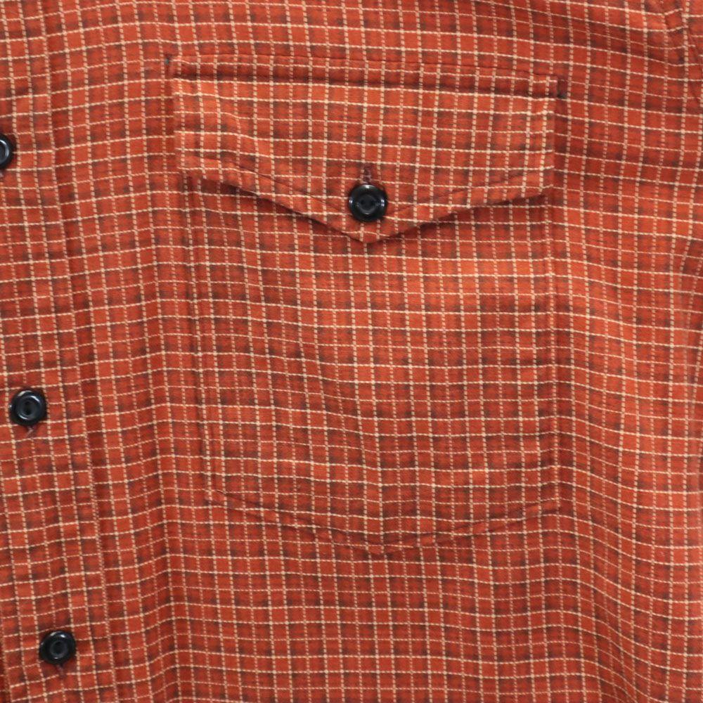 RRL 90s Old Initial Tag Red 3 Stars Long Sleeve Check Shirt S Brick Type Men's Used
