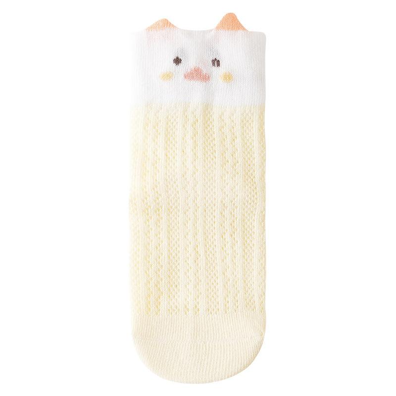 Summer Kids Socks For Girls Boys Mesh Thin Children's Sock Cute Cartoon Soft Comfortable Infant Newborn Baby Sock 0-5Y