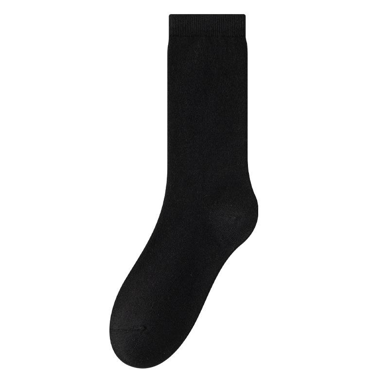 Winter and Autumn Wool Socks - Children's Melanoid Color Series, Warm, Antibacterial, Mid-calf Length Socks
