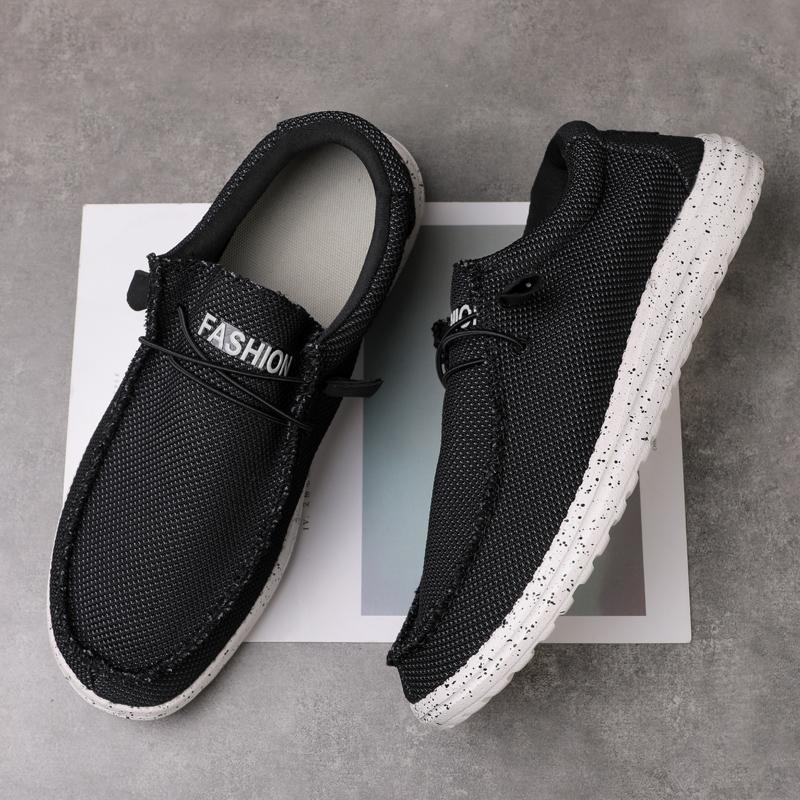 Luxury Men Sneakers Outdoor Walking Platform Sports Cover Wearing Loafers Lightweight Canvas Breathable Casual Luxury Flat Shoes