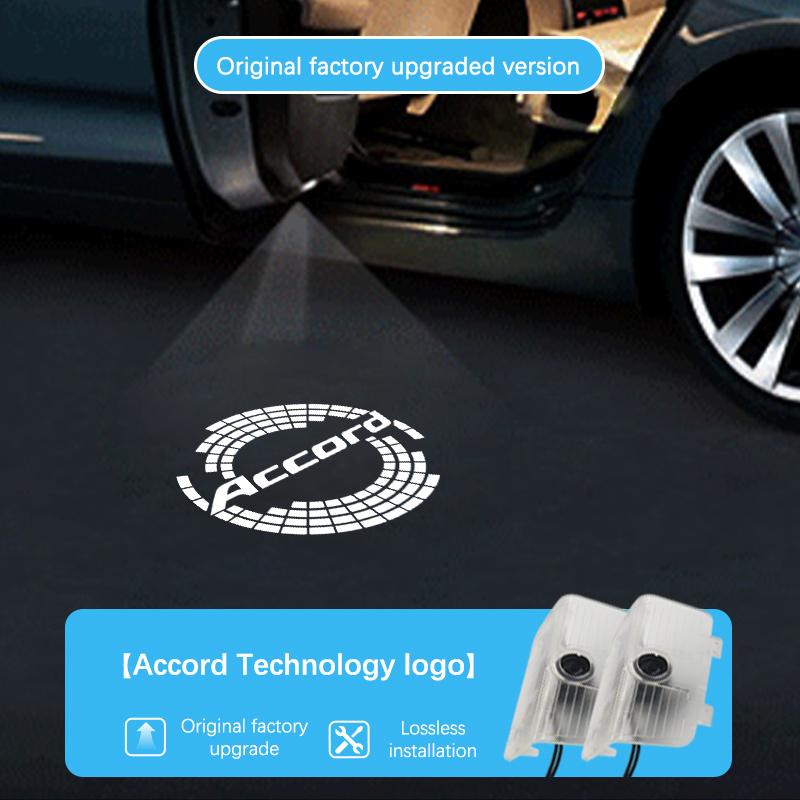 For Honda AcLED Car Door Logo Light Ghost Shadow Welcome Light For Honda Accord 9Th 10Th Gen 2014-2022 Decoration Accessories