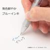 Pentel Ballpoint Pen Gel Ink Gel Infree 0.7 mm Clear Shaft BL77TL-C Blue 10