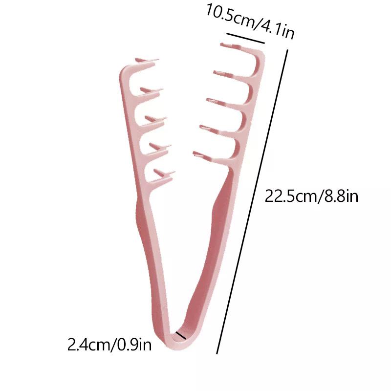 Wide-Tooth Hair Styling Comb Hair Seam Bangs Comb Root Top Fluffy Hairdressing Tool for Women Men