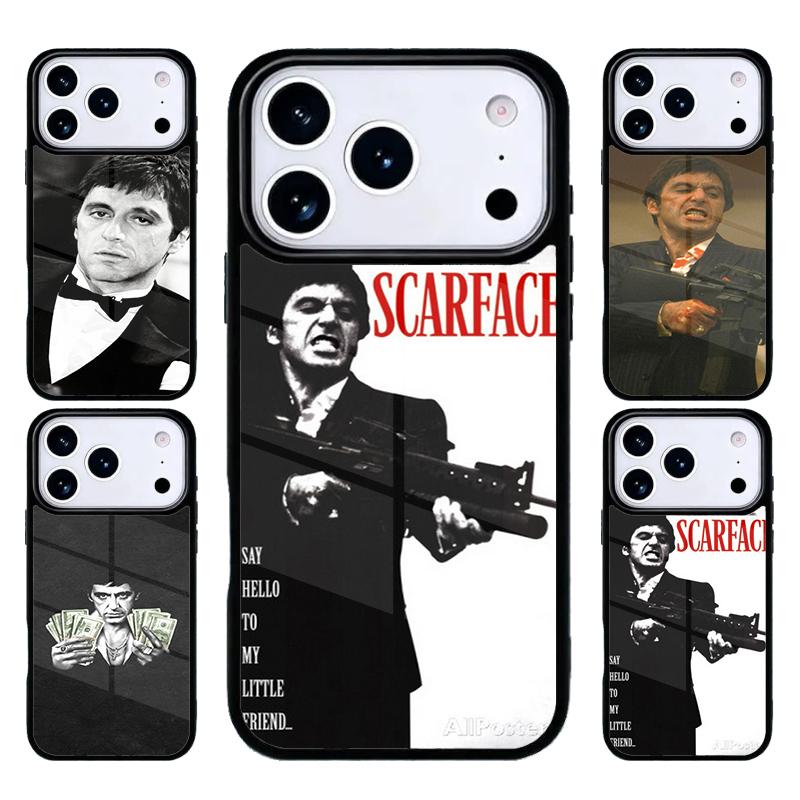 Tony Montana Scarface Al Pacino Phone Case For iPhone 17 Air 16 15 14 13 12 11 Pro Max Plus