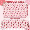 3Pcs Strawberry Tablecloth Plastic Berry First Birthday Table Cloth Strawberry Birthday Decorations Sweet One Table Cloth Strawberry Party