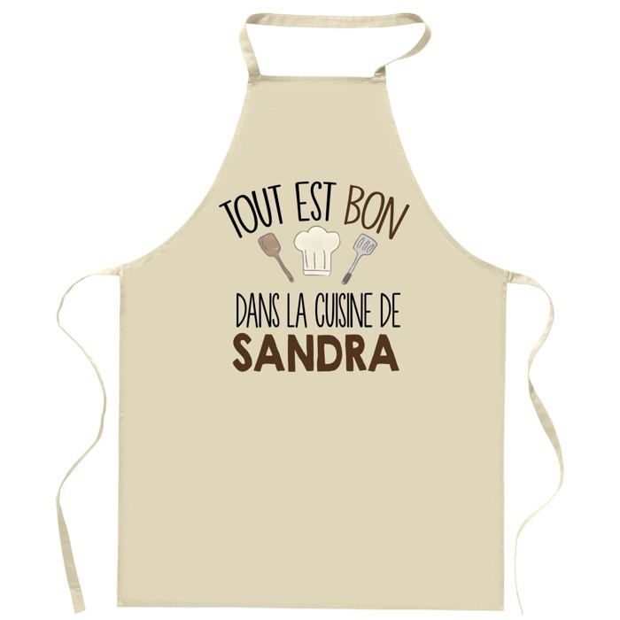 Tablier de cuisine - Planetee - Personnalisé - Impression bretonne - Coton résistant, lavable 40°C