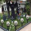 Solar LED Halloween Skeleton Decoration Stakes Glowing Skeleton Head Skeleton Lamp Outdoor Lawn