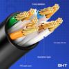 1m Cat 5e/6e Network Cable, 8-Core Twisted Pair for Broadband & Computer Networks