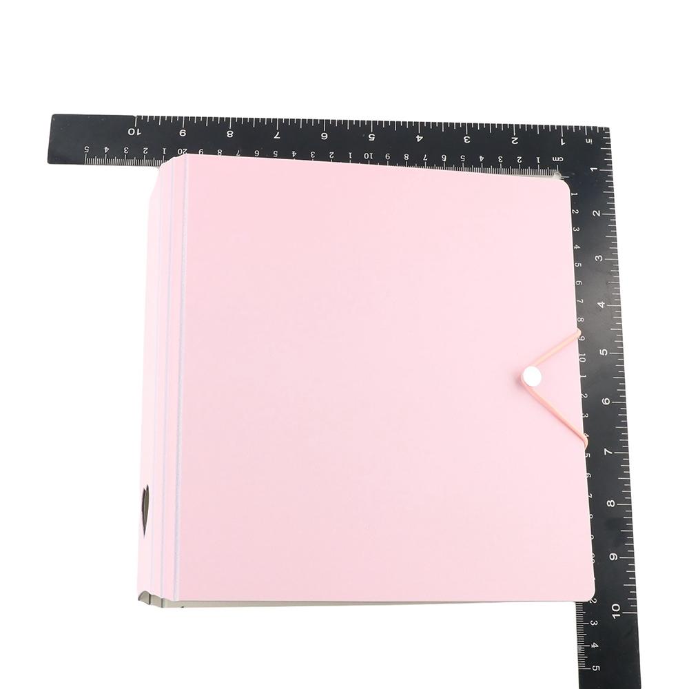 Four-box Grid Photocard Collecting Candy Color Binder Photo Cards Photocard Binder Instant Photo