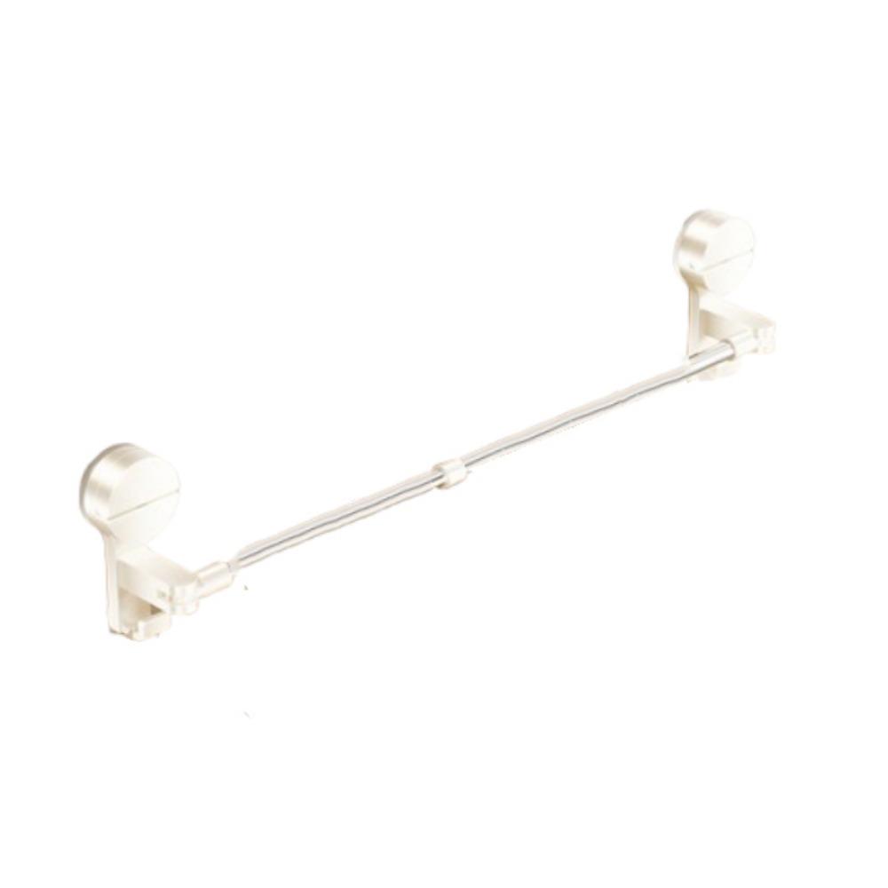 Punching-Free Suction Cup Towel Bar Retractable Paper Towel Holder  Storage Supplies