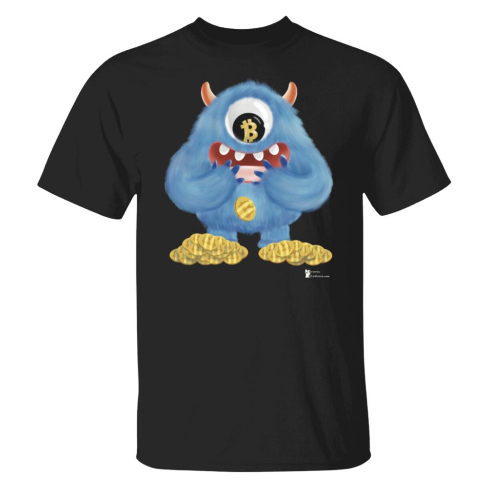 Bitcoin BTC Crypto Cryptocurrency Altcoin HODL Black T-Shirt UPC85 Unisex T-Shirt S