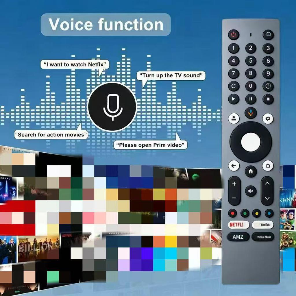 RM-C3293 Bluetooth Voice Remote Control for JVC LCD TVs (English)