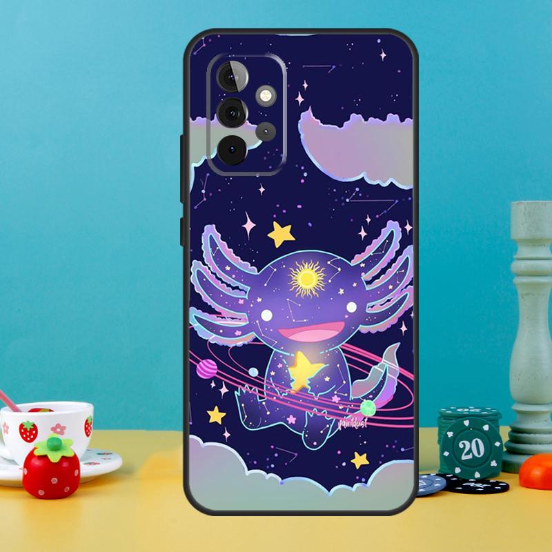 

Cute Animal Axolotl Case For Samsung Galaxy A54 A34 A24 A14 A52 A32 A12 A53 A33 A13 A51 A71 A21S A52S Cover Samsung A33 5G
