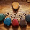 Genuine Leather Cowhide Coin Purses With Keyring Coin Pouch Fashion Small Purses