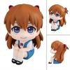 10cm EVA  Anime Evangelion Ayanami Rei Figure Souryuu Asuka Langley Look UpSitting Model Toy Doll Aciton Figure PVC Ornament