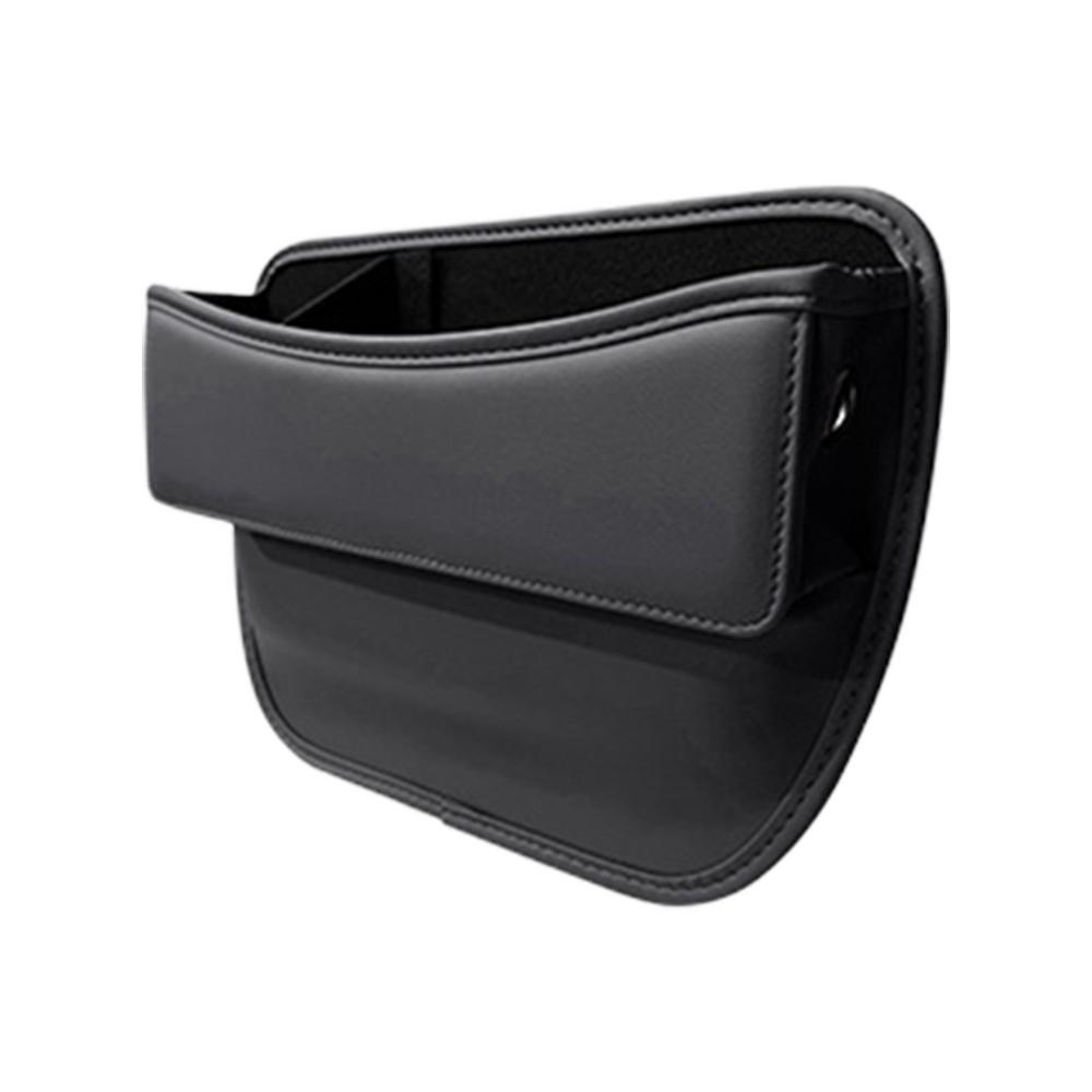 Pudełko do przechowywania na siedzenie samochodowe Organizer do szczelin samochodowych Pudełko wypełniające Skórzany organizer samochodowy Konsola na przednie siedzenie Na klucze Chusteczki Okulary przeciwsłoneczne