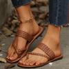 Fashion Summer Flat Women's Slippers New Fashion Sandals Casual Flip Flops Shoes Beach Solid Slippers Women Outdoor Round Toe Slides