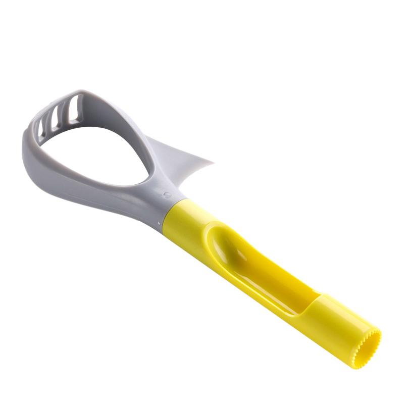 

Многофункциональная 5 в 1 Слайсер для авокадо Пластиковый Питтер для фруктов Выемка для сердцевины Ложка Овощной Фруктовый Пресс KC0809-4