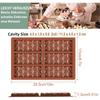 Chocolate Bar Molds Silicone Bars Break Apart Wax Melt Mould Easy Release Rectangle Durable for Protein and Energy Handmade Gift