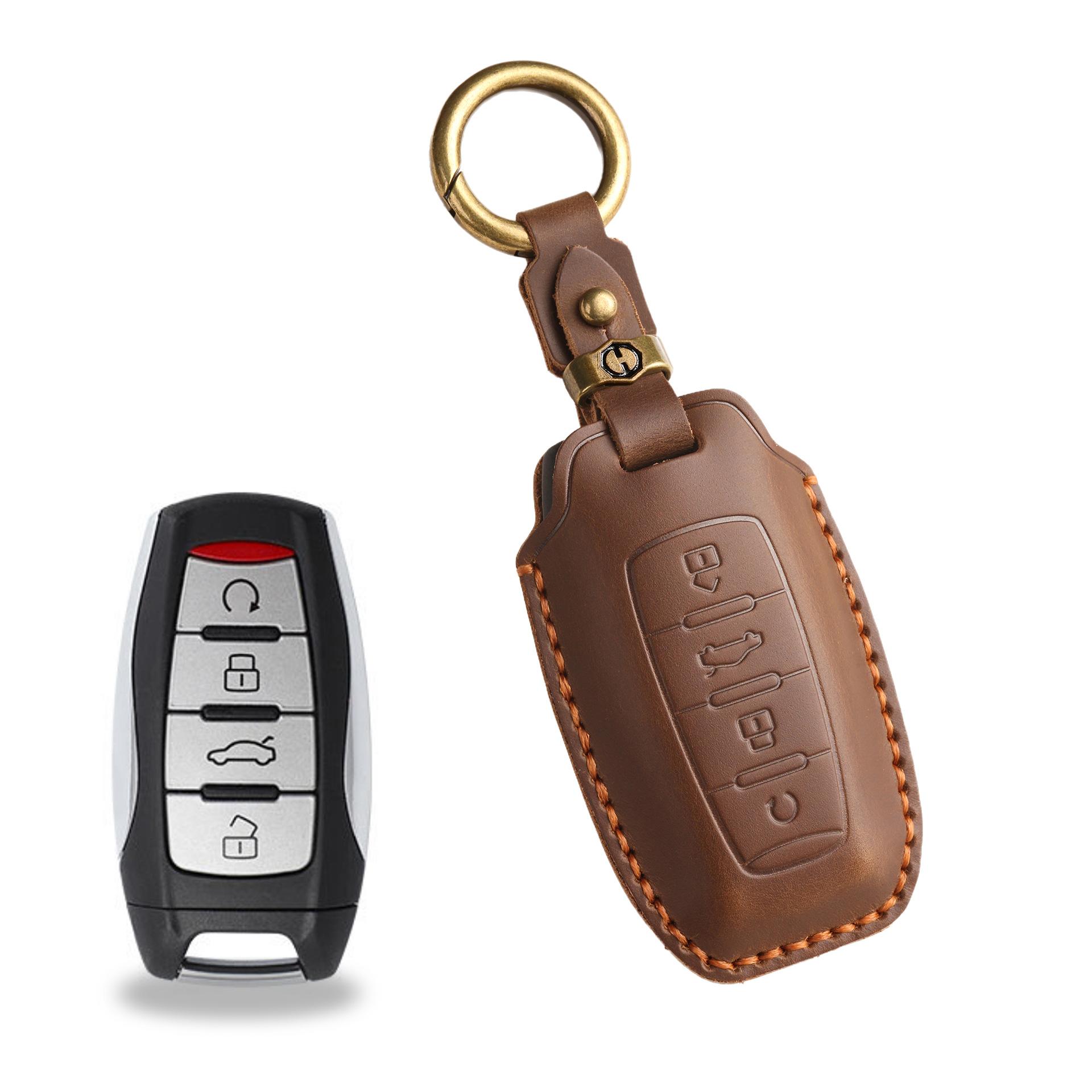 

Retro key set is suitable for Haval H6S H9 M6 first love big dog Great Wall cannon first love handmade leather key bag