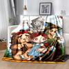 1pc Blanket The Wizard of Oz Print Design, Lightweight Blanket for Sofa, Bed- Soft &Warm, Gift for All Seasons like Christmas, Halloween