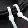 Cable Ties White 2.5×150mm 100 Pcs Amio-04306