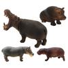 Educational African Wildlife Hippopotamus PVC Model Set