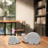 Love Elephant Ornaments Cement Plaster Mold DIY Silicone Mold