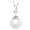 Ping An Buckle Necklace Female Compact Waist Ruyi Pendant Chinese Style Guochao Clavicle Chain For Girlfriend Premium