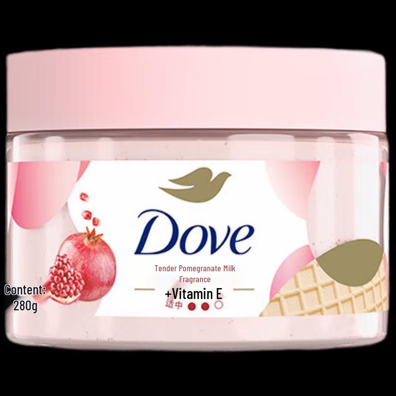 Dove Мягкий отшелушивающий скраб для тела Двойная упаковка (Семена граната и масло ши)