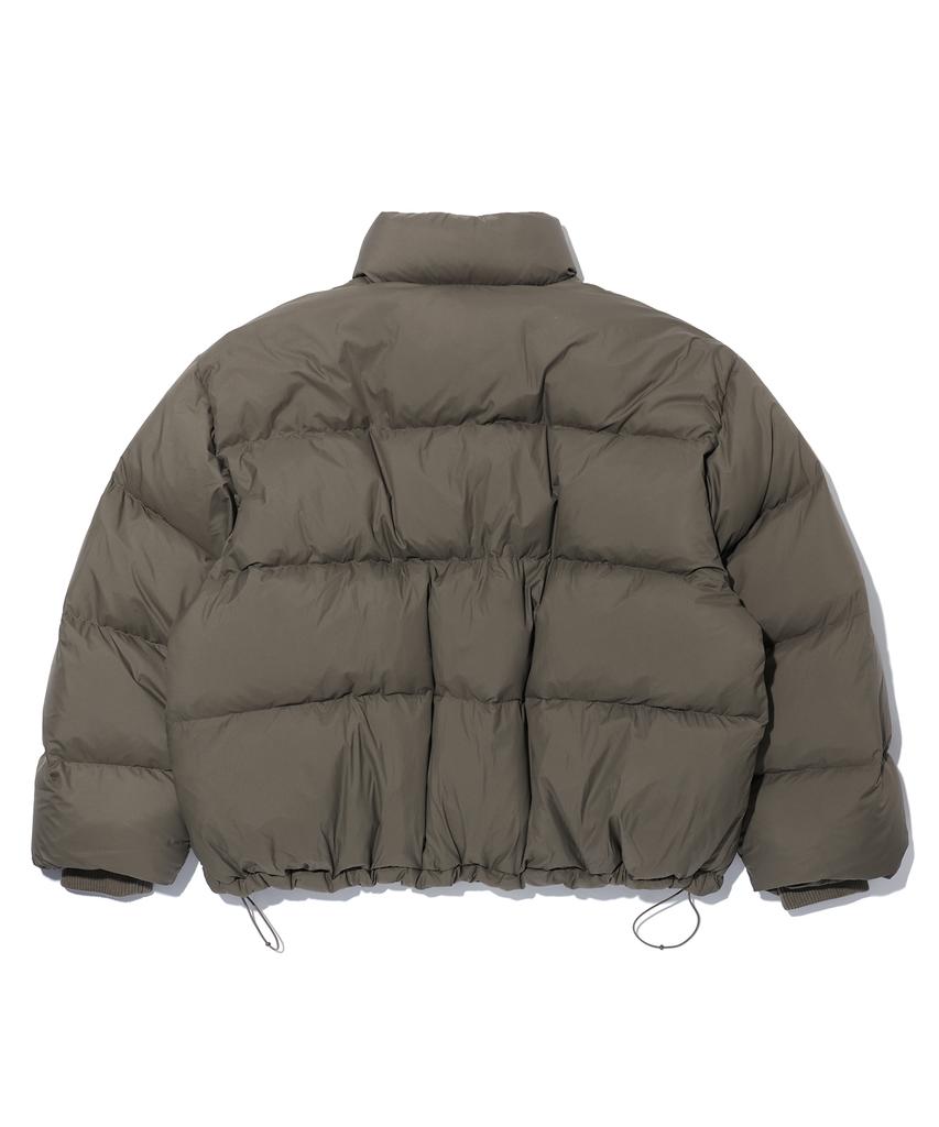 Iey Double Zip-Up Down Jacket Beige