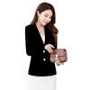 Gold Velvet Blazers Women Jacket New Spring Autumn Clothes Solid Slim Short Suit Coat Lady Office Blazers Casual Female Tops